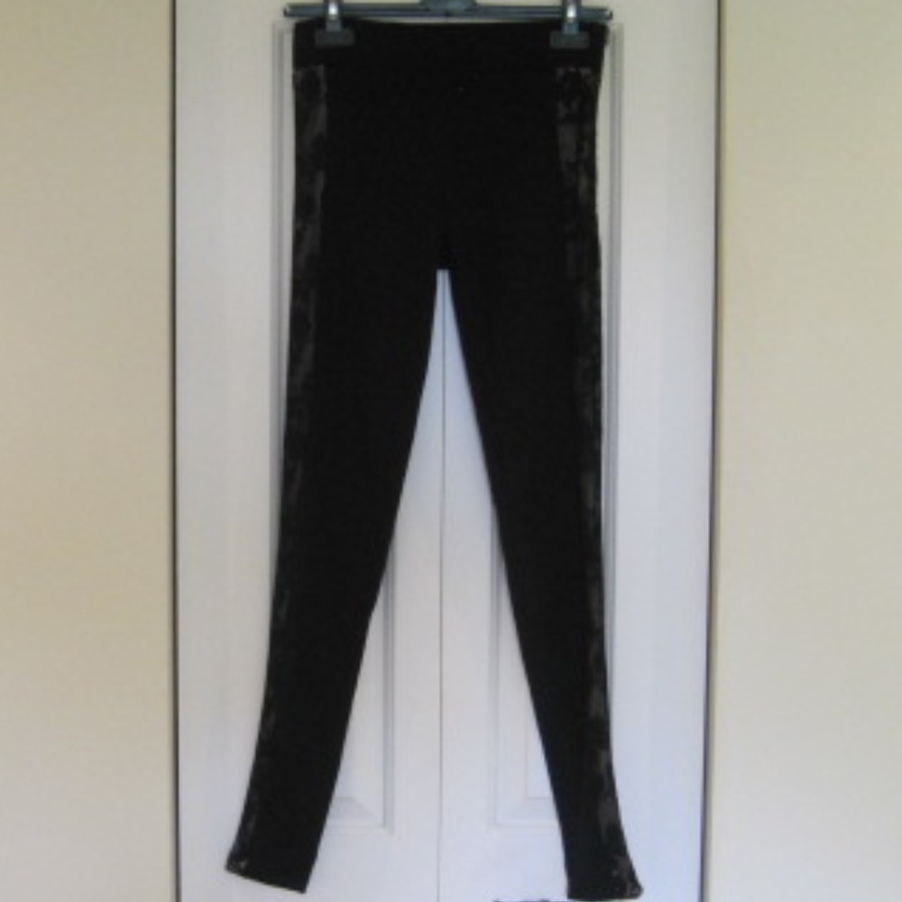 REISS Legging With Lace Side Panels